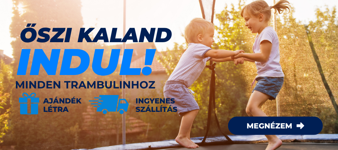 Trambulin ajándék létra + ingyen szállítás