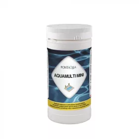  Aquamulti Mini hármas hatású kombinált vízkezelő kis medencékhez 20 g-os tabletta, 1 kg