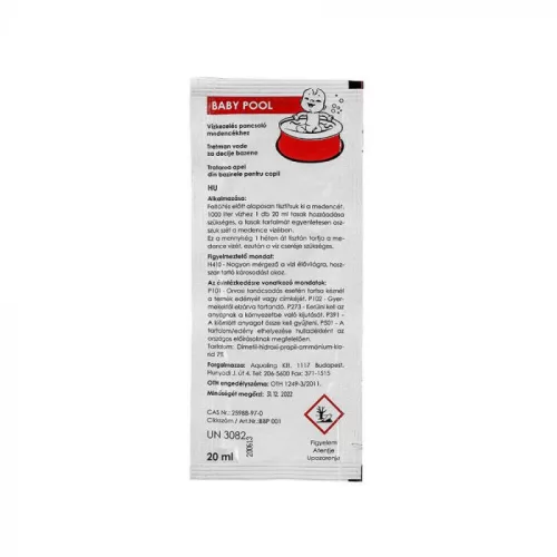 Baby Pool gyerek medence víz fertőtlenítő 5 x 20 ml