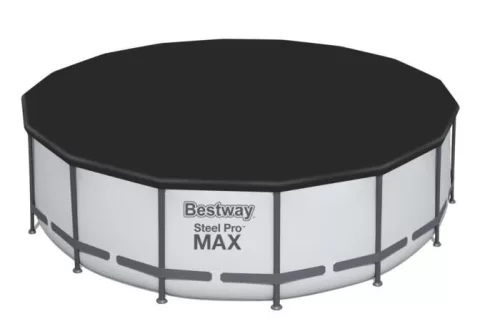 Bestway medence védőtakaró 488 cm átmérőjű fémvázas medencékhez