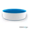 Pontaqua ADRIA merevfalú medence 350 cm kör, fehér