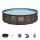 Bestway BORA BORA rattan hatású fémvázas medence szett 549 x 122 cm
