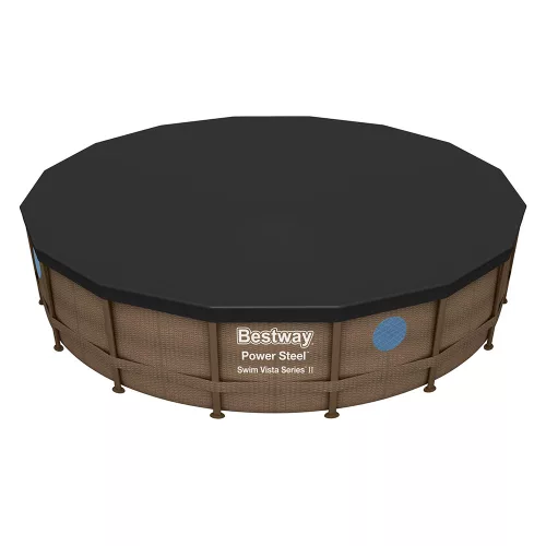 Bestway BORA BORA rattan hatású fémvázas medence szett 549 x 122 cm