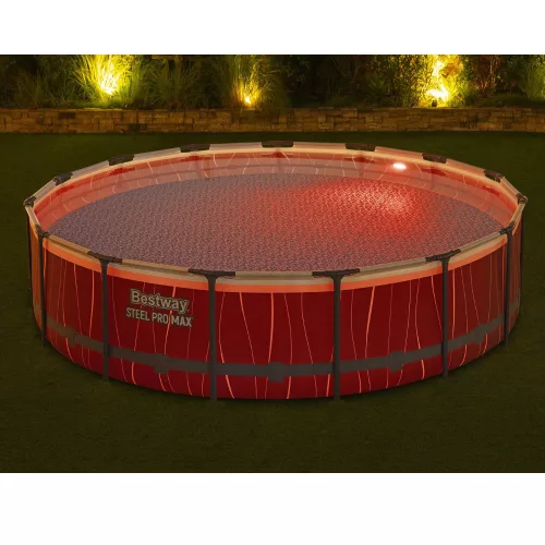 Bestway Sayulita LED-es, fémvázas medence szett 457 x 107