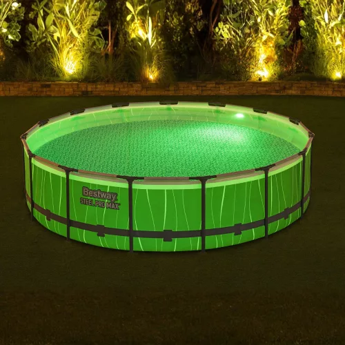 Bestway Sayulita LED-es, fémvázas medence szett 457 x 107