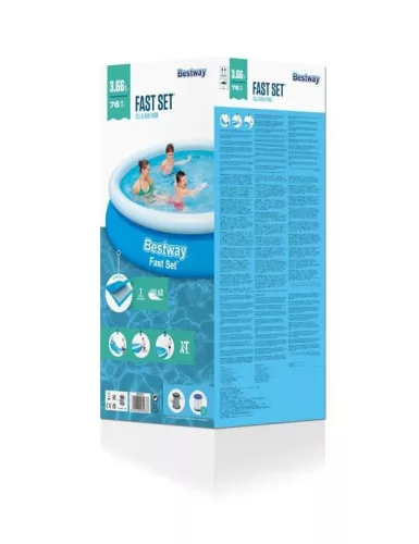 Bestway Rodosz puhafalú medence szett vízforgatóval 366 x 76 cm