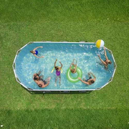 Bestway KRK ovális fémvázas medence szett 549 x 274 x 122 cm 