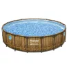 Bestway BORA BORA rattan hatású fémvázas medence szett 549 x 122 cm