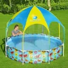 Bestway Panama Fémvázas gyerek medence árnyékolóval 244 x 51 cm