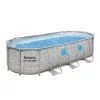Power Steel Swim Vistar SUMATRA Ovális fémvázas medence szett ablakkal 549 x 274 x 122 cm