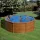 GRE WOOD 350 x 120 cm családi merevfalú medence