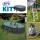 GRE KIT GRAPHITE fémfalas családi medence szett 6,1 x 3,75 x 1,2 m