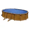 GRE KIT WOOD fémfalas családi medence szett 610 x 375 x 120 cm
