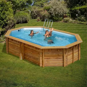 GRE TIMBER ovális fa medence 536 x 336 x 117 cm