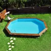 GRE TIMBER ovális fa medence 536 x 336 x 117 cm