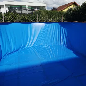   Belső fólia 4,5 x 0,9 m kör alakú 0,3 mm vastag - DELUXE szuper erős
