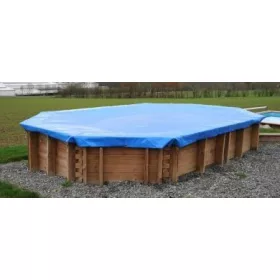   PONTAQUA TIMBER famedence védőtakaró ponyva szögletes 3,0 x 3,0 m