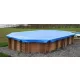 PONTAQUA TIMBER famedence védőtakaró ponyva szögletes 3,0 x 3,0 m