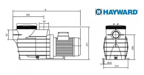 Hayward Szivattyú MAX EP  2,00 kW/230V 26 m³/h