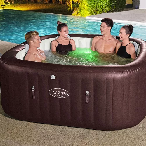 Lay-Z-Spa Maldives Hydrojet EnergySense masszázsmedence 201 x 201 x 80 cm 2025