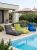 Beantime Sunbed Outdoor PRO babzsákfotel kék 130x70x85 cm