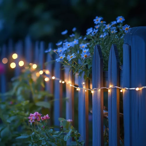 Dekortrend Napelemes fényfüzér, 70 LED, meleg fehér, csíptetővel