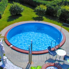   Hobby Pool Modena medence 450 x 120 cm 0,8 mm szürke stílus