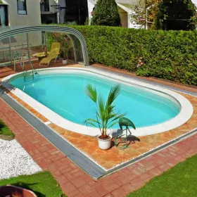   Hobby Pool Monaco medence 525 x 320 x 120 cm 0,6 mm homok stílus