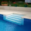 TIERRA CLOUD  POOL süllyesztett ovális medence 8,0 x 4,0 x 1,5 m, szürke színű fóliával