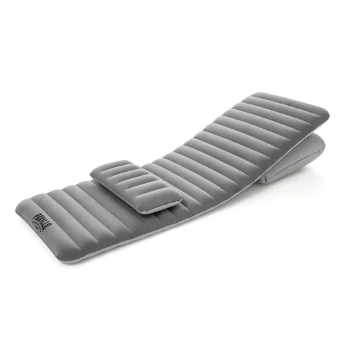 Felfújható kemping matrac 191 x 70 x 10,5 cm állítható háttámlával 