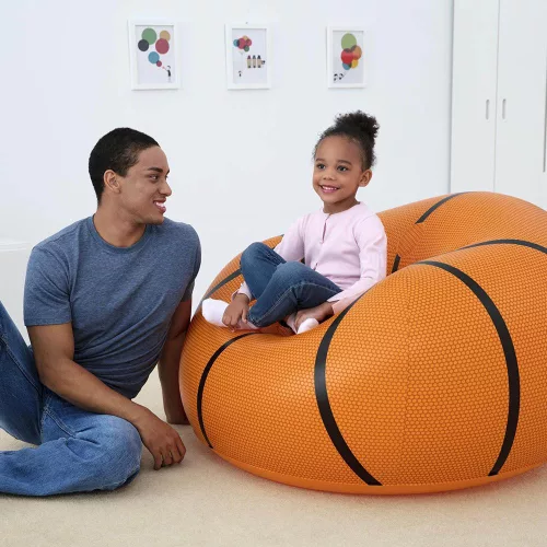 Bestway Felfújható Basketball FOTEL 6+ GYEREKEKNEK 114 cm x 112 cm x 66cm