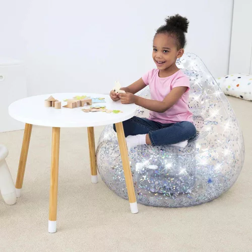 Bestway  GLITTER DREAM™ FELFÚJHATÓ SZÉK 3+ GYEREKEKNEK 72 x 72 x 64 cm