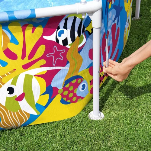 Bestway Steel Pro játszómedence  UV szűrős napernyővel  183 cm x 51 cm