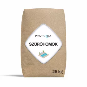 Kvarchomok homokszűrős vízforgatóhoz 0,4 - 0,8 mm, 25kg