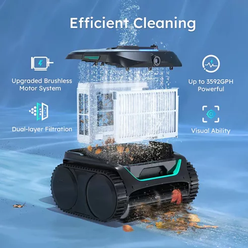 Pontaqua Blackfish Vision kamerás automata, akkumulátoros medencetakarító robot
