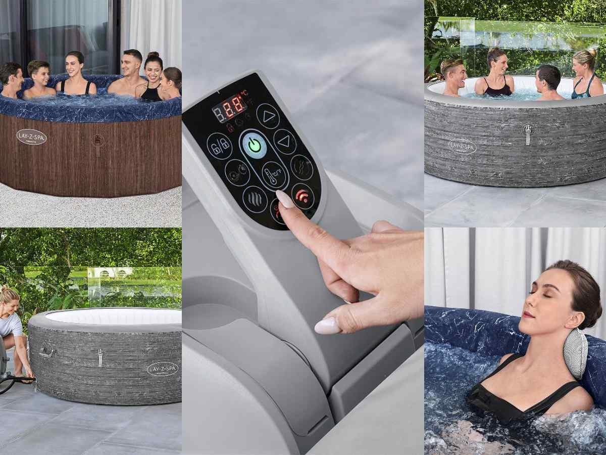 Bestway Lay-Z-Spa felfújható jakuzzik, masszázsmedencék
