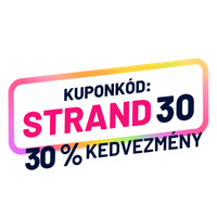 STRAND30 kuponkóddal 30% kedvezmény minden strandcikkre